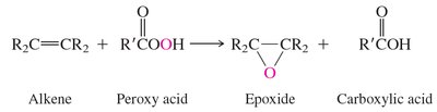 Epoxidation of alkenes with peroxy acids