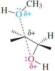 Regioselectivity in acid-catalyzed epoxide ring opening