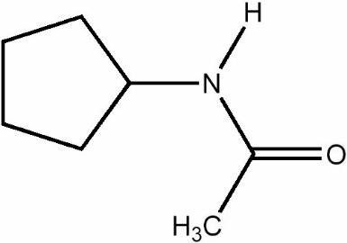 N-cyclopentylacetamide structure