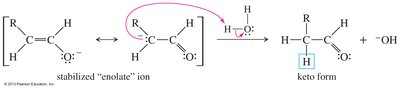 Base-catalyzed tautomerism mechanism