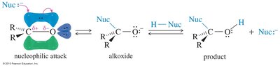 Nucleophilic addition to carbonyl