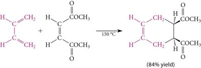 Diels-Alder reaction example