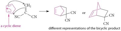 Bicyclic Diels-Alder product