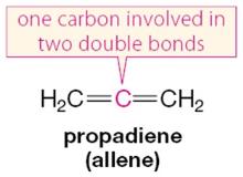 Structure of propadiene (allene), a cumulene