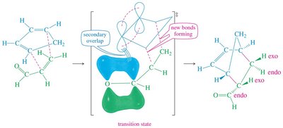 Transition state and endo/exo selectivity in Diels-Alder reaction