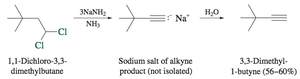 Hydrogenation of alkynes to alkanes