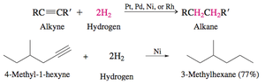 Addition of HX to alkynes