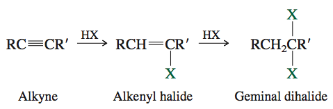 Hydration of alkynes to ketones