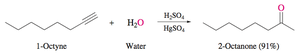 Ozonolysis of 1-hexyne to carboxylic acids
