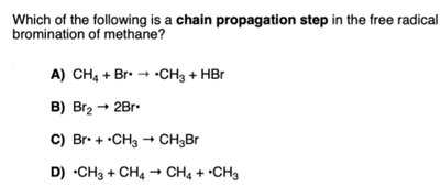 Chain propagation step options
