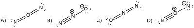 Lewis structures for N2O