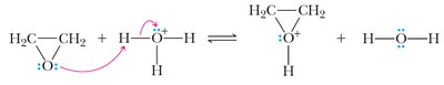 Step 1: Protonation in epoxide hydrolysis