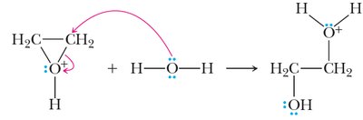 Step 2: Nucleophilic attack in epoxide hydrolysis