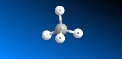Ball-and-stick model of butanol