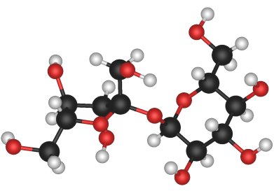 Ball-and-stick model of straight-chain alkane