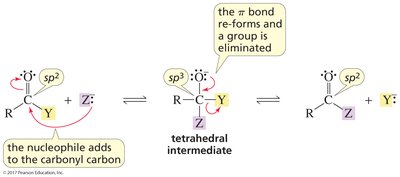 mechanism of nucleophilic acyl substitution