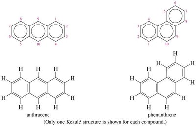 Naphthalene, quinoline, indole