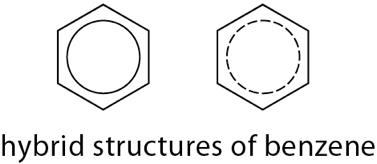 Hybrid structures of benzene
