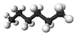 Ball-and-stick model of 2,3-dimethylbutane