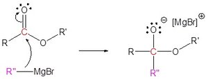 Grignard addition to carbonyl compound