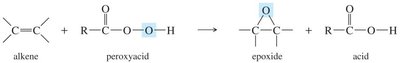 Epoxide synthesis with peroxyacid