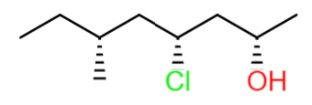 4-chloro-6-methyl-2-octanol structure