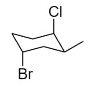 Compound with bromine on dashed wedge