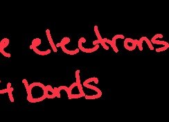 Carbon forms four bonds using its valence electrons