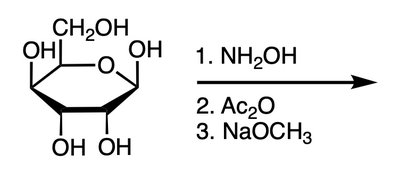 Wohl degradation: carbohydrate chain shortening with NH2OH, Ac2O, NaOCH3