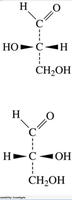 Wedge-dash structure of a chiral carbon