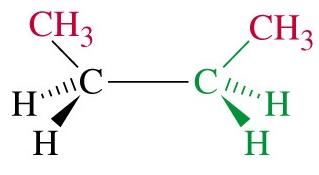 Totally eclipsed conformation of butane