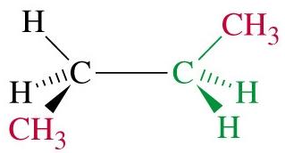 Eclipsed conformation of butane