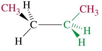 Gauche conformation of butane