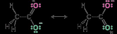 Resonance structure example
