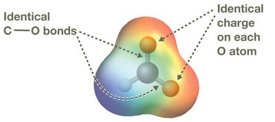 Resonance hybrid charge distribution