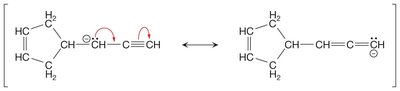 Curved arrow notation for resonance
