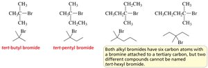 tert-butyl and tert-pentyl groups