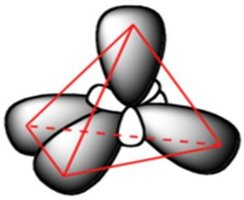 sp3 hybrid orbitals in tetrahedral geometry