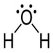Lewis structure of water molecule