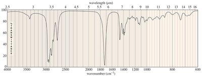 Solved IR spectrum problem