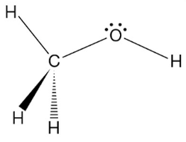 Methanol Lewis structure