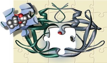 AIDS drug Indinavir as a puzzle piece, developed using chemical bonding theories