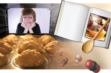 Baking soda and vinegar reaction, illustrating chemical stoichiometry