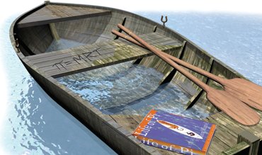 Dehydration from drinking seawater, illustrating solution properties