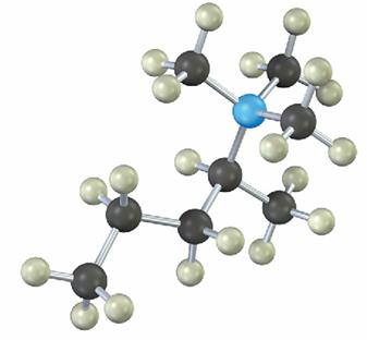 3D structure of a quaternary ammonium compound