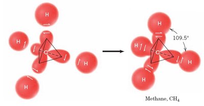 Methane tetrahedral geometry (alternate)