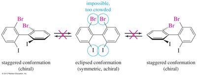 Nonmobile conformers and chirality