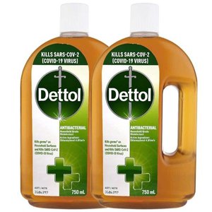 Dettol antiseptic bottles