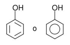 Estructura del fenol