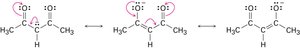 Resonance structures for 2,4-pentanedione anion